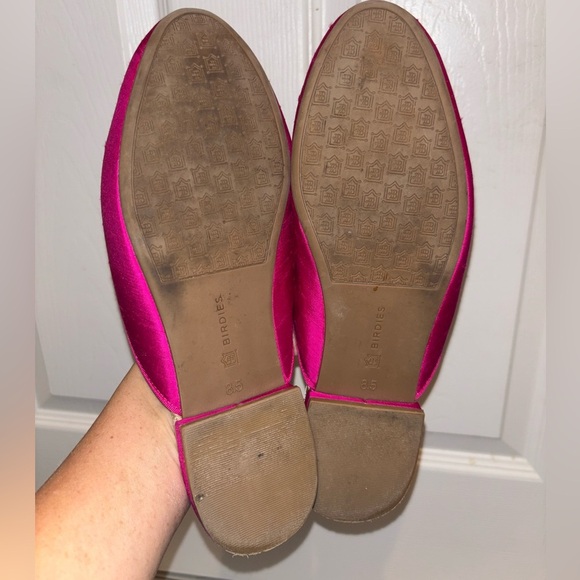 Birdies Fuchsia The Raven Satin Mules - Picture 7 of 8